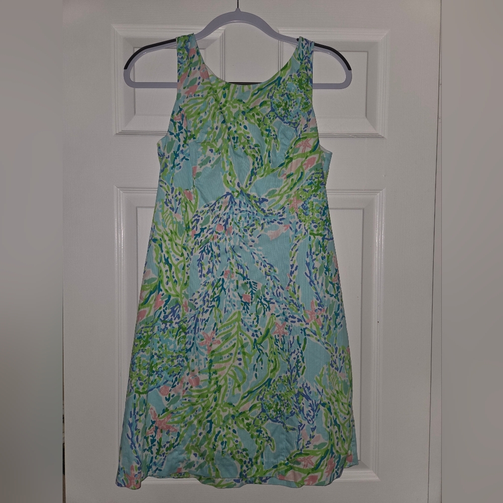 Lilly Pulitzer ropical Print Sleeveless Dress